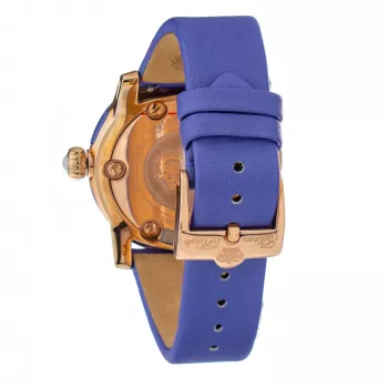 GLAM ROCK GR10050 Miami Collection moteriškas laikrodis, 46 mm, baltas odinis dirželis, Swiss Quartz