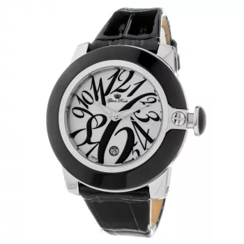 GLAM ROCK GR32083 Moteriškas Laikrodis 44mm Baltos Odos