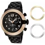 GLAM ROCK GR32183 Vyriškas Šveicariškas Kvarcinis Laikrodis 44mm Juodas Silikonas