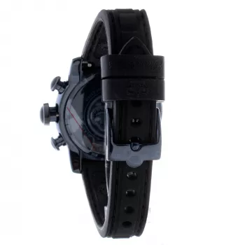 GLAM ROCK GR50112 Miami Moterų Šveicariškas Kvarcinis Chronografinis Laikrodis 42mm Juodas Silikonas
