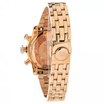 GLAM ROCK Woman GR31112 40mm Swiss Quartz Chronograph Watch White Leather