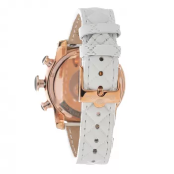 GLAM ROCK Moteriškas Kvarcinis Laikrodis GR32166R 44mm Baltas Silikoninis Dirželis