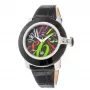 GLAM ROCK Moteriškas Laikrodis GR32018-BB (44mm) – Šveicariškas kvarcas, juodas keraminis apvadas, silikoninis dirželis