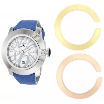 GLAM ROCK Moteriškas Laikrodis GR32080 Miami 44mm Šveicariškas Kvarcinis Baltas Silikonas