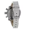 GLAM ROCK Moteriškas Laikrodis GR32153 44mm Šveicariškas Kvarcinis Baltas Perlamutro Ciferblatas Balta Odinė Apyrankė