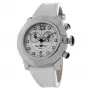 GLAM ROCK Moteriškas Laikrodis GR32153 44mm Šveicariškas Kvarcinis Baltas Perlamutro Ciferblatas Balta Odinė Apyrankė