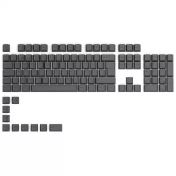 Glorious GPBT Keycaps - 115 PBT klavišai, ISO, ES išdėstymas, Black Ash