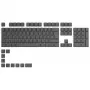 Glorious GPBT Keycaps - 115 PBT klavišai, ISO, ES išdėstymas, Black Ash