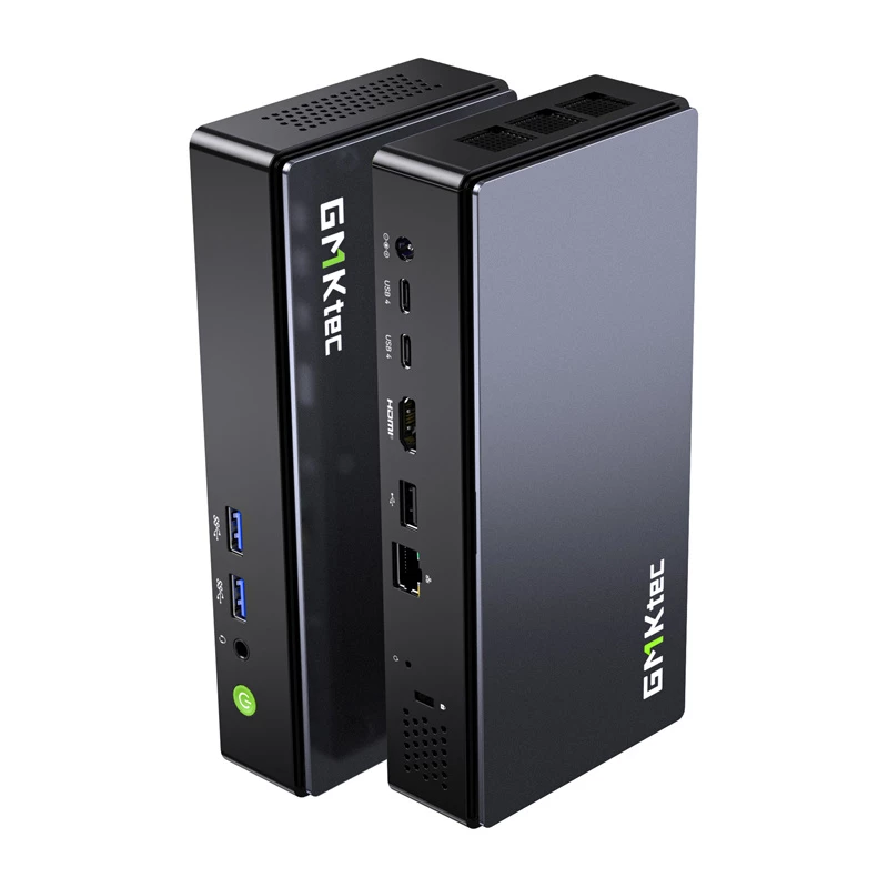GMKtec K13 Mini PC su Intel Core Ultra 7 256V, 16GB RAM, 512GB atmintimi ir Windows 11 Pro