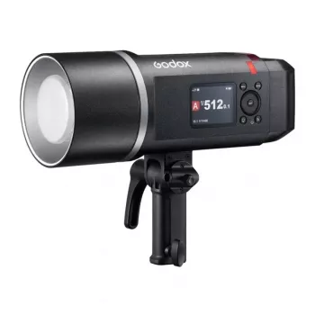 GODOX AD600BMII Wistro blykstė su Bowens tvirtinimu, 600Ws lauko studijinė monoblokas su 2.4G X sistema, HSS, 10W LED modeliavimo lempute, maitinama baterija