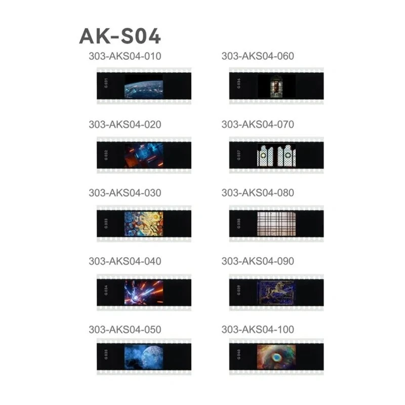 Godox AK-S Full Slide Set – magnetiniai spalvų korekcijos ir efektų filtrai, skirti AK-R1, V1, AD100Pro, AD200Pro