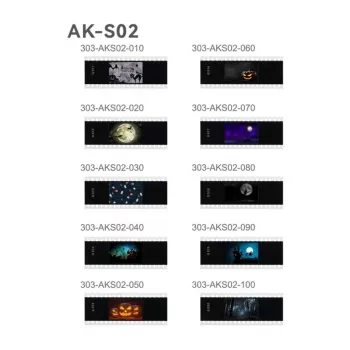 Godox AK-S02 2 dalių skaidrių rinkinys AK-R1 rinkiniui – lango žaliuzių ir taškų rašto kūrybinio efekto skaidrės