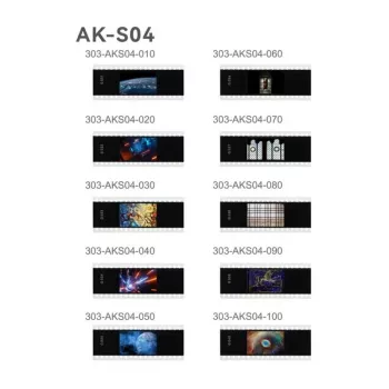 Godox AK-S04 Gobo skaidrių rinkinys – 6 nerūdijančio plieno raštų rinkinys AK-R1 apvaliam blykstės galvutei