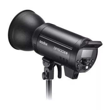 Godox DP600IIIV 600Ws studijos blykstė su 30W LED modeliavimo lempa, 2.4G belaidė X sistema, Bowens tvirtinimu