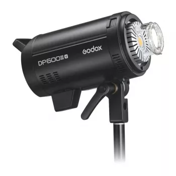 Godox DP600IIIV 600Ws studijos blykstė su 30W LED modeliavimo lempa, 2.4G belaidė X sistema, Bowens tvirtinimu