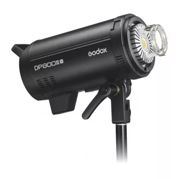GODOX DP800IIIV 800Ws studijos blykstė su 2.4G belaidžio X sistemos valdymu, Bowens tvirtinimu, 150W modeliavimo lempa