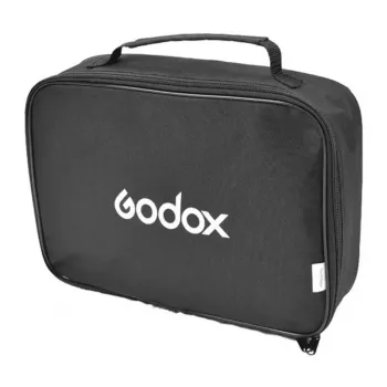 Godox SFUV5050 Sulankstomas kvadratinis softbox 50x50cm su S-Type tvirtinimu, sidabriniu vidumi, nuimamais difuzoriais ir nešiojimo krepšiu