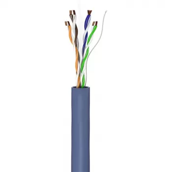 Goobay Cat 6a U/UTP tinklo laidas, 305 m, vientisas varis, AWG 23, LSZH, mėlynas (96097)