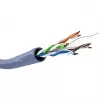 Goobay CAT 6a U/UTP tinklo laidas 50 m mėlynas – vientisas varis, AWG 23/1, LSZH (96092)