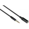 Good Connections 3.5mm 4-polių TRRS garso prailginimo kabelis, vyriškas į moterišką, 1,5 m, juodas AS-35V4B15