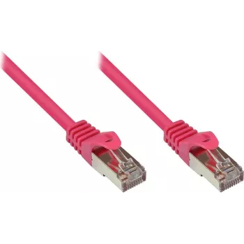 Good Connections Cat 5e SF/UTP tinklo kabelis, magenta, 0,25 m 855M-003