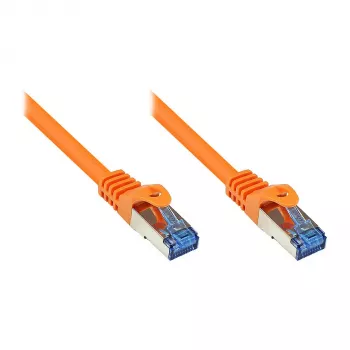 Good Connections Cat.6A S/FTP Patch Laidas, 5m, oranžinis, halogenų neturintis, 10Gbps, RJ45