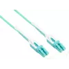 Good Connections OM3 Duplex LC/LC Uniboot šviesolaidinis komutacinis kabelis, 50/125µm, LSZH, aqua, 5m LW-U805LC3