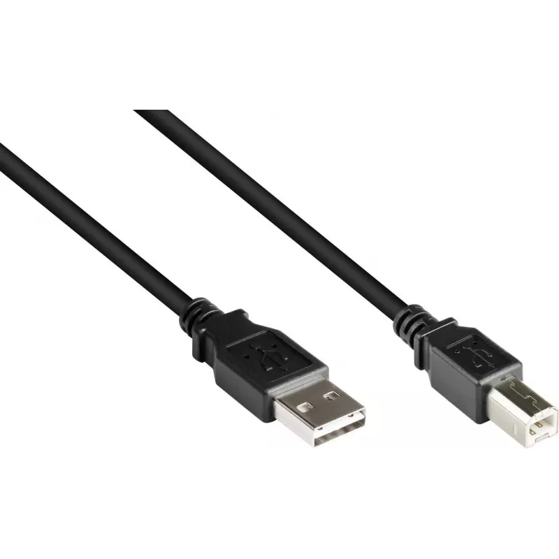 Good Connections USB 2.0 laidas A-B 2m juodas