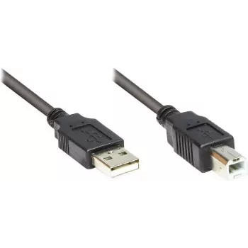 Good Connections USB 2.0 laidas Type A į Type B - juodas - 0,5m