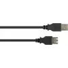 GoodConnections Alcasa 2511-EU01 USB 2.0 ilginimo laidas, USB-A kištukas į USB-A lizdą, 1,8 m, juodas