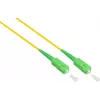 GoodConnections Alcasa LW-S920SASA OS2 vienmodis optinis šuolis LC-SC, 20 m, geltonas, LSZH