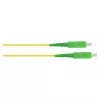GoodConnections Alcasa LW-S920SASA OS2 vienmodis optinis šuolis LC-SC, 20 m, geltonas, LSZH