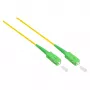 GoodConnections Alcasa LW-S920SASA OS2 vienmodis optinis šuolis LC-SC, 20 m, geltonas, LSZH