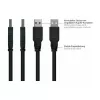 GoodConnections Alcasa UK20P-AEA-020S USB 2.0 ilginimo laidas, USB-A kištukas į USB-A lizdą, 2 m, juodas
