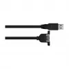 GoodConnections Alcasa UK20P-AEA-020S USB 2.0 ilginimo laidas, USB-A kištukas į USB-A lizdą, 2 m, juodas