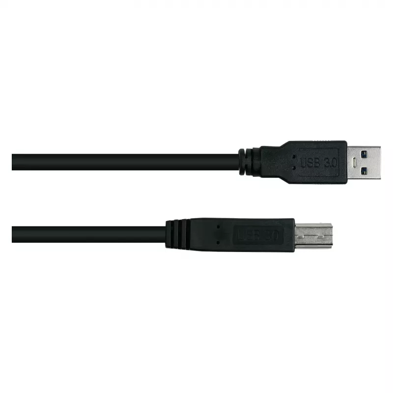 GoodConnections Alcasa UK30P-AB-005S USB 3.2 Gen 1 laidas, USB-A į USB-B, 0,5 m, juodas