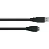 GoodConnections Alcasa UK30P-AMB-005S USB 3.2 Gen 1 kabelis, USB-A į Micro-B, 0,5 m, juodas