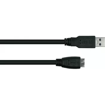 GoodConnections Alcasa UK30P-AMB-005S USB 3.2 Gen 1 kabelis, USB-A į Micro-B, 0,5 m, juodas