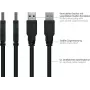 GoodConnections Alcasa UK30P-AMB-005S USB 3.2 Gen 1 kabelis, USB-A į Micro-B, 0,5 m, juodas