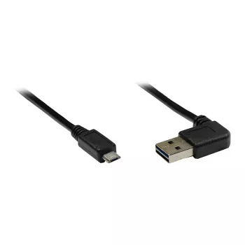 GoodConnections Alcasa USB 2.0 A to Micro-B laidas 2 m, kampuotas, auksuotas