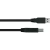 GoodConnections Alcasa USB 3.2 Gen 1 laidas A-B, 1,8 m, juodas
