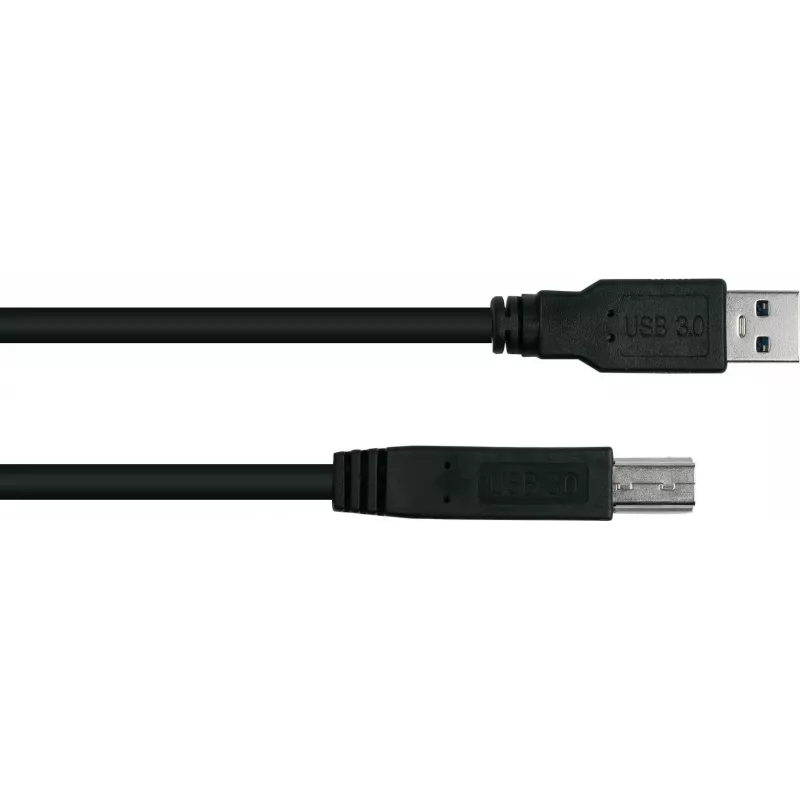 GoodConnections Alcasa USB 3.2 Gen 1 laidas A-B, 1,8 m, juodas