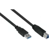 GoodConnections Alcasa USB 3.2 Gen 1 laidas A-B, 1,8 m, juodas