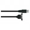 GoodConnections Alcasa USB 3.2 Gen 1 prailginimo laidas (USB-A kištukas į USB-A kištuką) 1 m, juodas