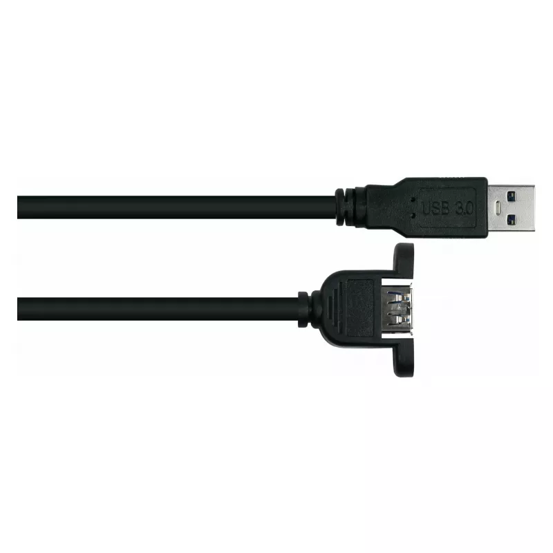 GoodConnections Alcasa USB 3.2 Gen 1 prailginimo laidas (USB-A kištukas į USB-A kištuką) 1 m, juodas