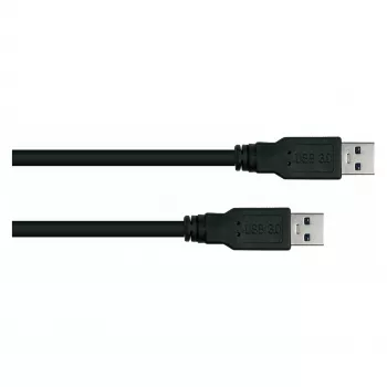 GoodConnections Alcasa USB 3.2 Gen 1 Type-A į Type-A pataisos kabelis 0,5 m Juodas (UK30P-AA-005S)