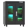 GoodConnections ANTARES PRO N24C nešiojamųjų kompiuterių įkrovimo spinta, iki 15,6 col. įrenginių, USB-C 65W PD 3.0, UVC dezinfekcija, juoda