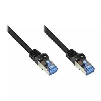 GoodConnections Cat.6A S/FTP Patch Cable su RNS apsauga nuo užkabinimo, 20 m, juoda