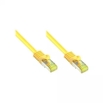 GoodConnections Cat.7 RJ45 Patch Cable - 25m, Geltonas, S/FTP PiMF, Be Halogenų, 600MHz (8070R-250Y)