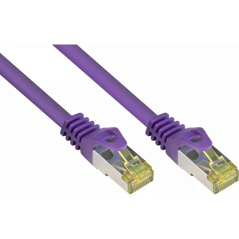 GoodConnections Cat.7 S/FTP tinklo kabelis su RNS® fiksatoriaus apsauga, 40 m, violetinės spalvos 8070R-400V